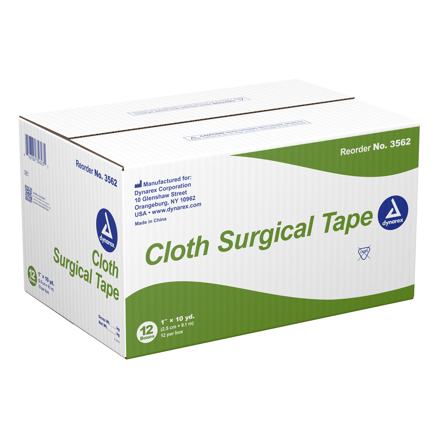 Dynarex - Cloth Surgical Tape 1" x 10 yds