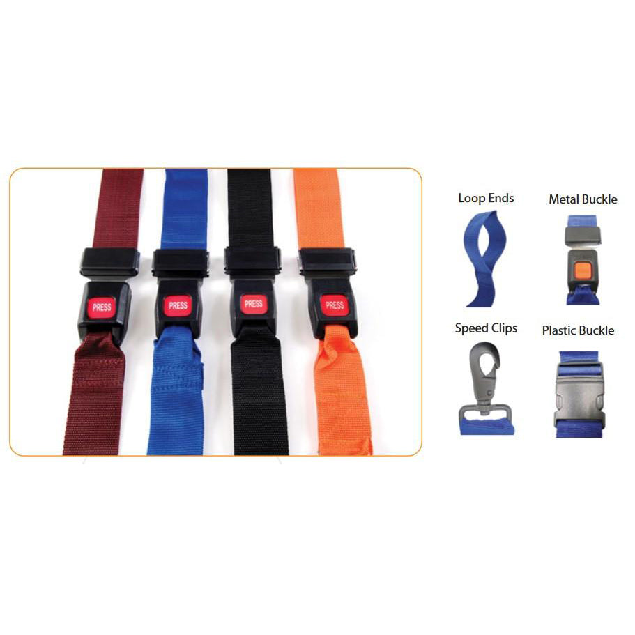 Disposable Strap, 5', Orange, 3pc