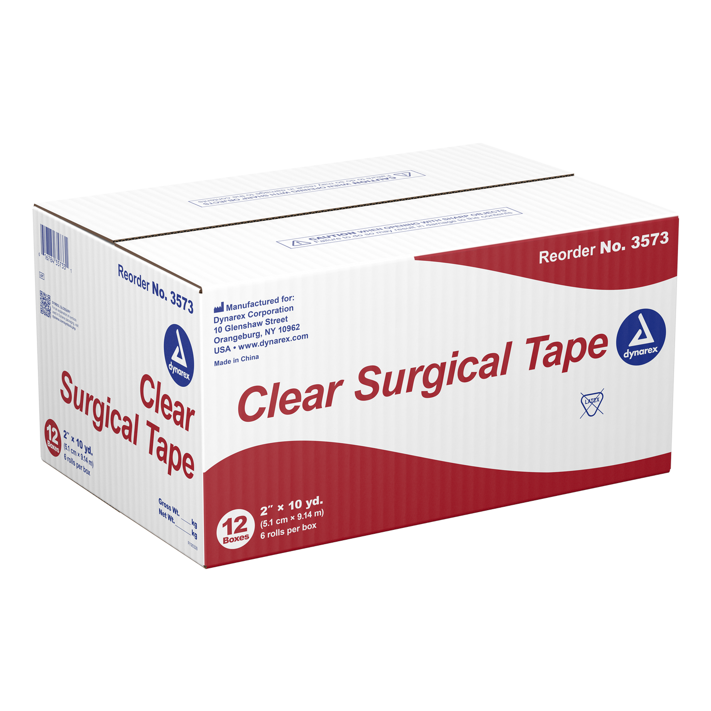 Dynarex - Surgical Tape Transparent 2" x 10 yds