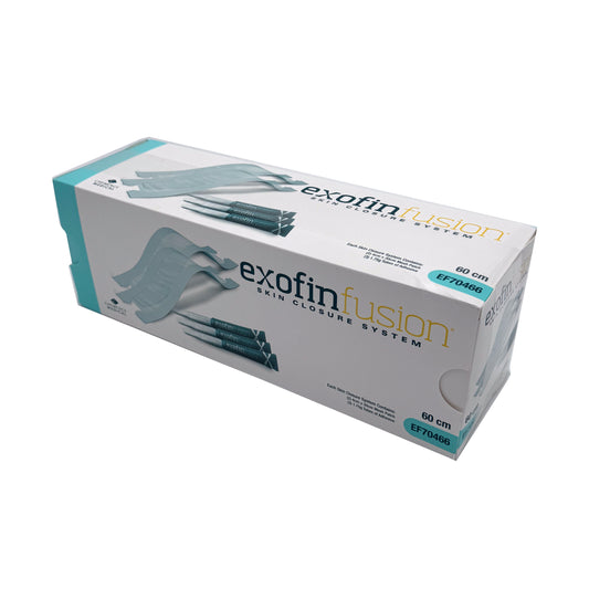 Exofin Fusion Skin Closure System – 60 cm sterile mesh and adhesive kit box for surgical wound closure
