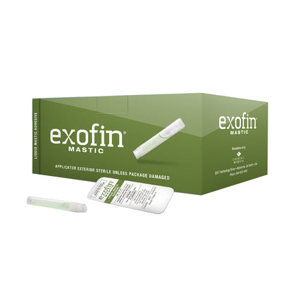 Exofin Mastic Liquid Adhesive – Case of 48 sterile 0.67 mL single-use ampoules