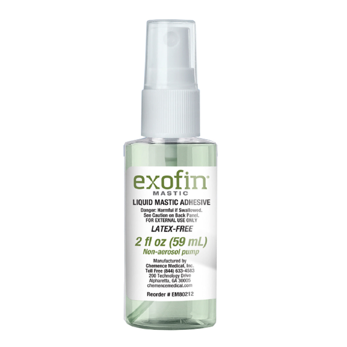 Exofin Mastic Liquid Adhesive – 2 oz spray bottle for enhancing medical dressing adhesion
