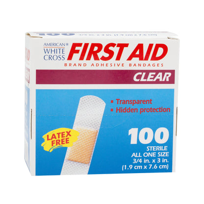 AWC - Clear Strips, Sterile, 3/4" x 3"