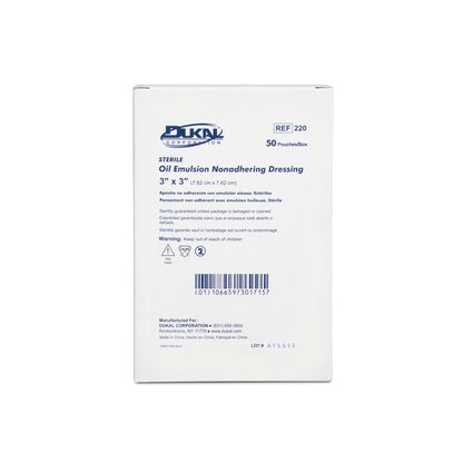 Oil Emulsion Dressing, 3" x 3"