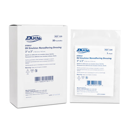 Oil Emulsion Dressing, 3" x 3"