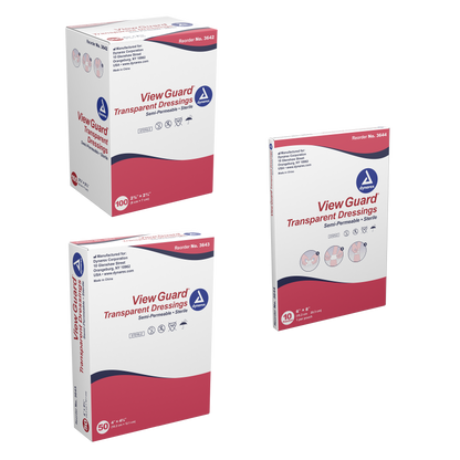 View Guard Transparent Dressings Sterile 6" x 8"