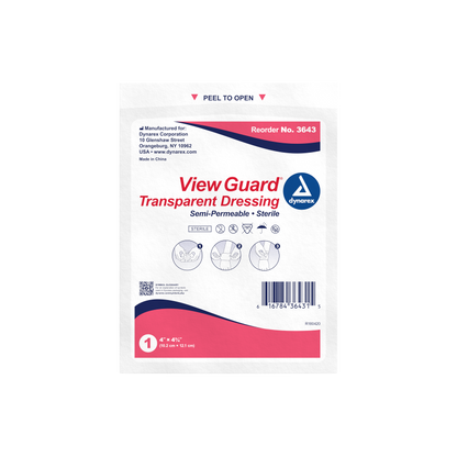 View Guard Transparent Dressings Sterile 2 3/8" x 2 3/4"