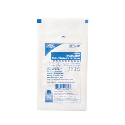 Sterile, Semi-Permeable Dressing, 1-1/2" x 2"