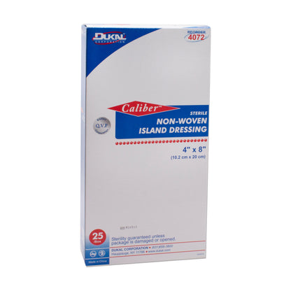Sterile, Non-Woven Island Dressing 4" x 8"