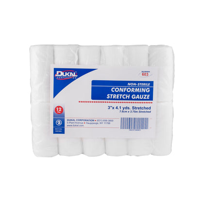 Non-Sterile, Conforming Gauze, 3" x 4.1yds