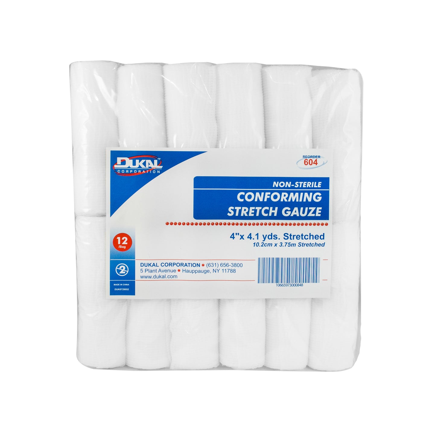 Non-Sterile, Conforming Gauze, 4" x 4.1yds