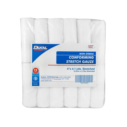 Non-Sterile, Conforming Gauze, 4" x 4.1yds