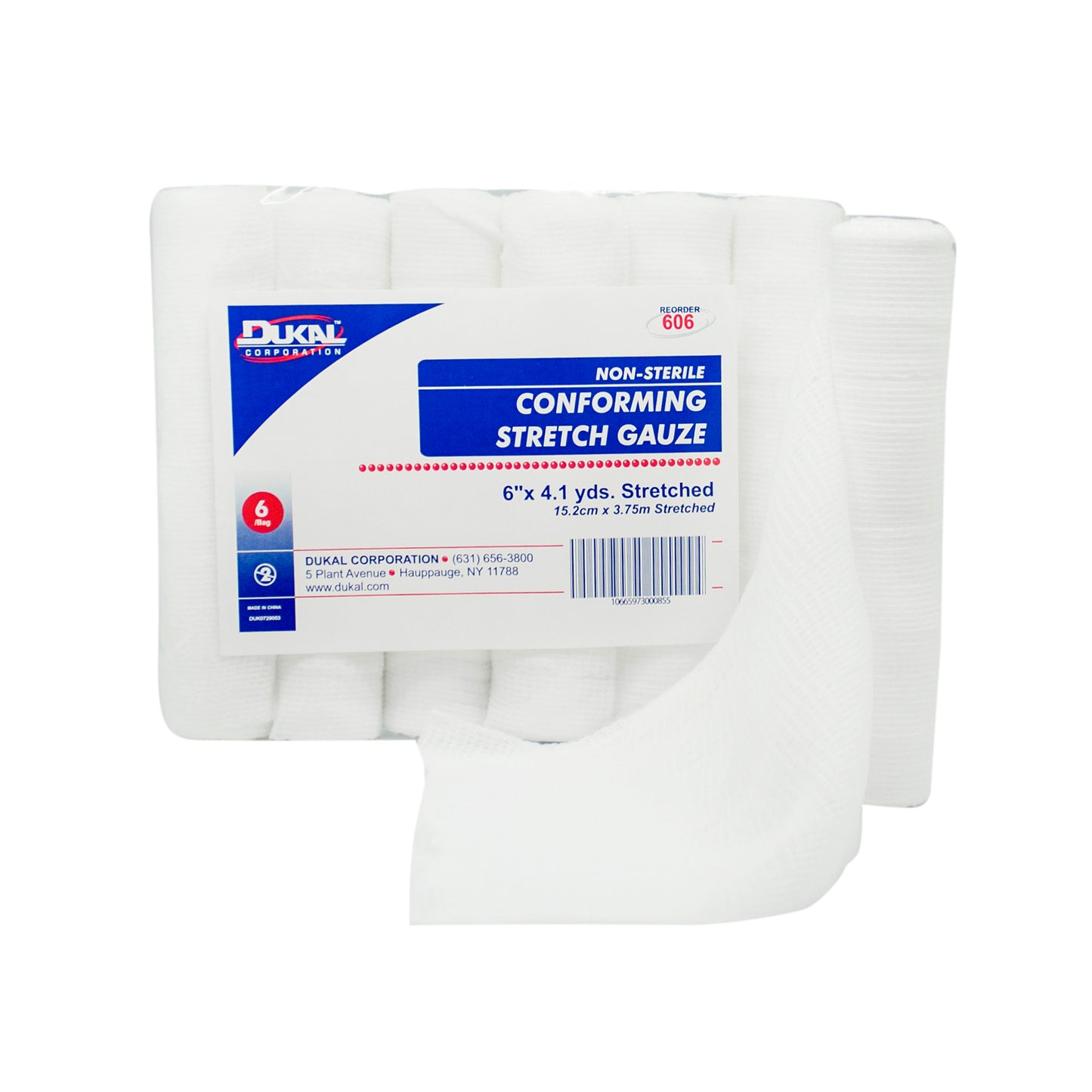 Non-Sterile, Conforming Gauze, 6" x 4.1yds