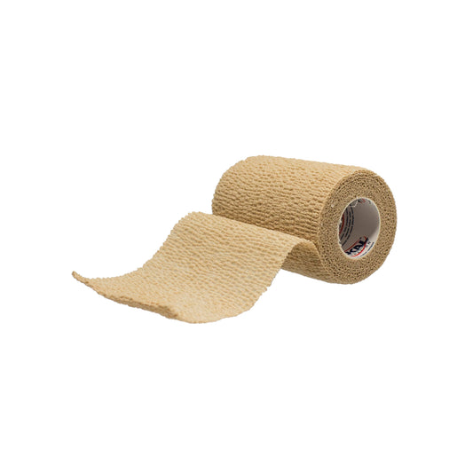 Dukal - Latex-Free Tan Cohesive Bandage, 3"