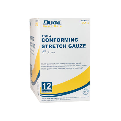 Sterile, Basic Conforming Stretch Gauze 2"