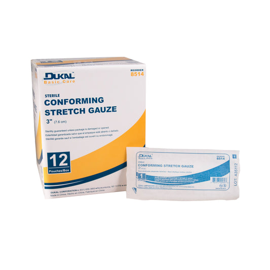 Sterile, Basic Conforming Stretch Gauze 3"