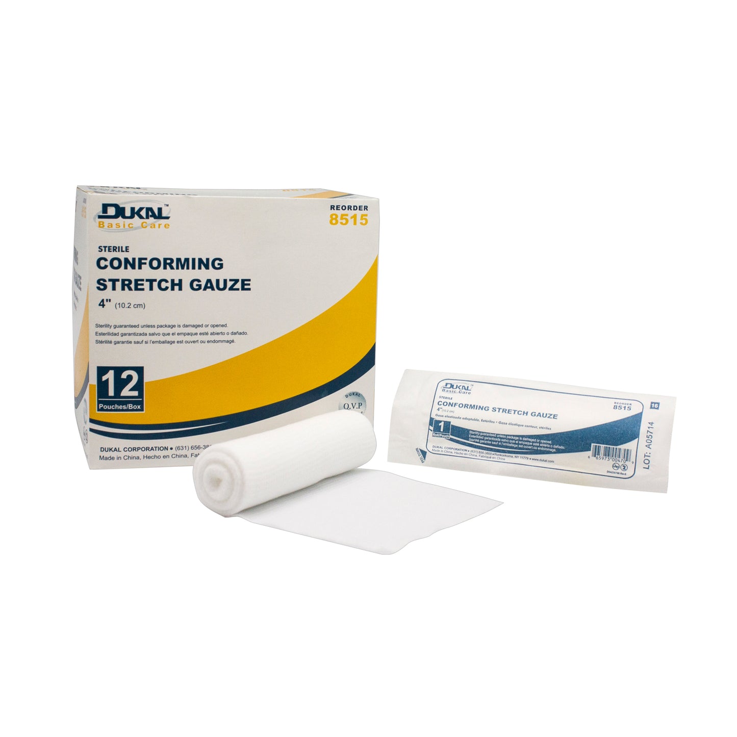 Sterile, Basic Conforming Stretch Gauze 4"