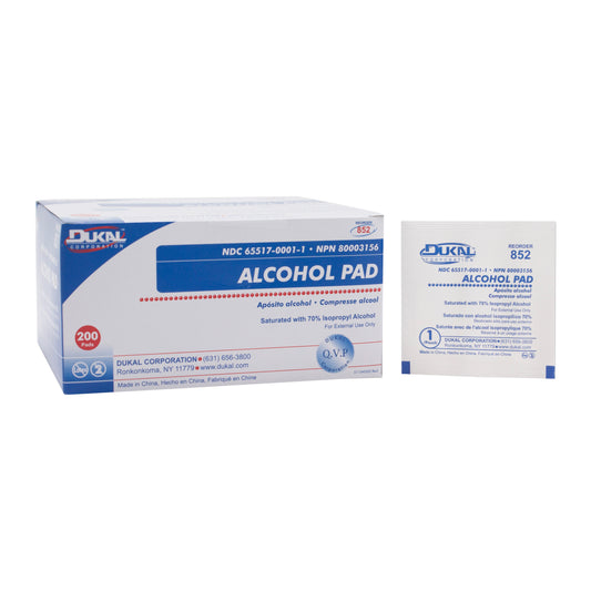 Dukal - Medium 2ply Alcohol Prep Pad