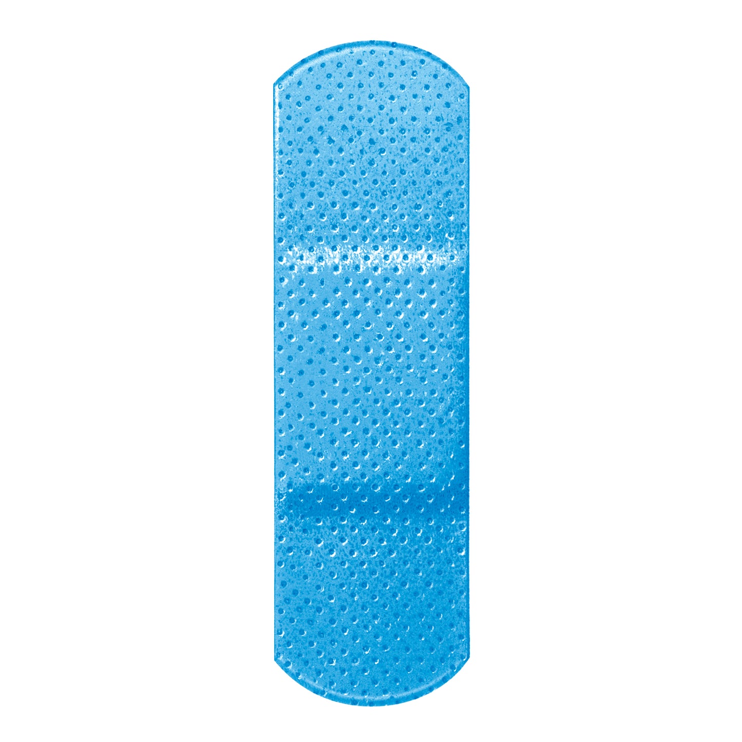 Blue Metal Sterile Detectable Foam Adhesive Strips, 1" x 3" Bulk Roll