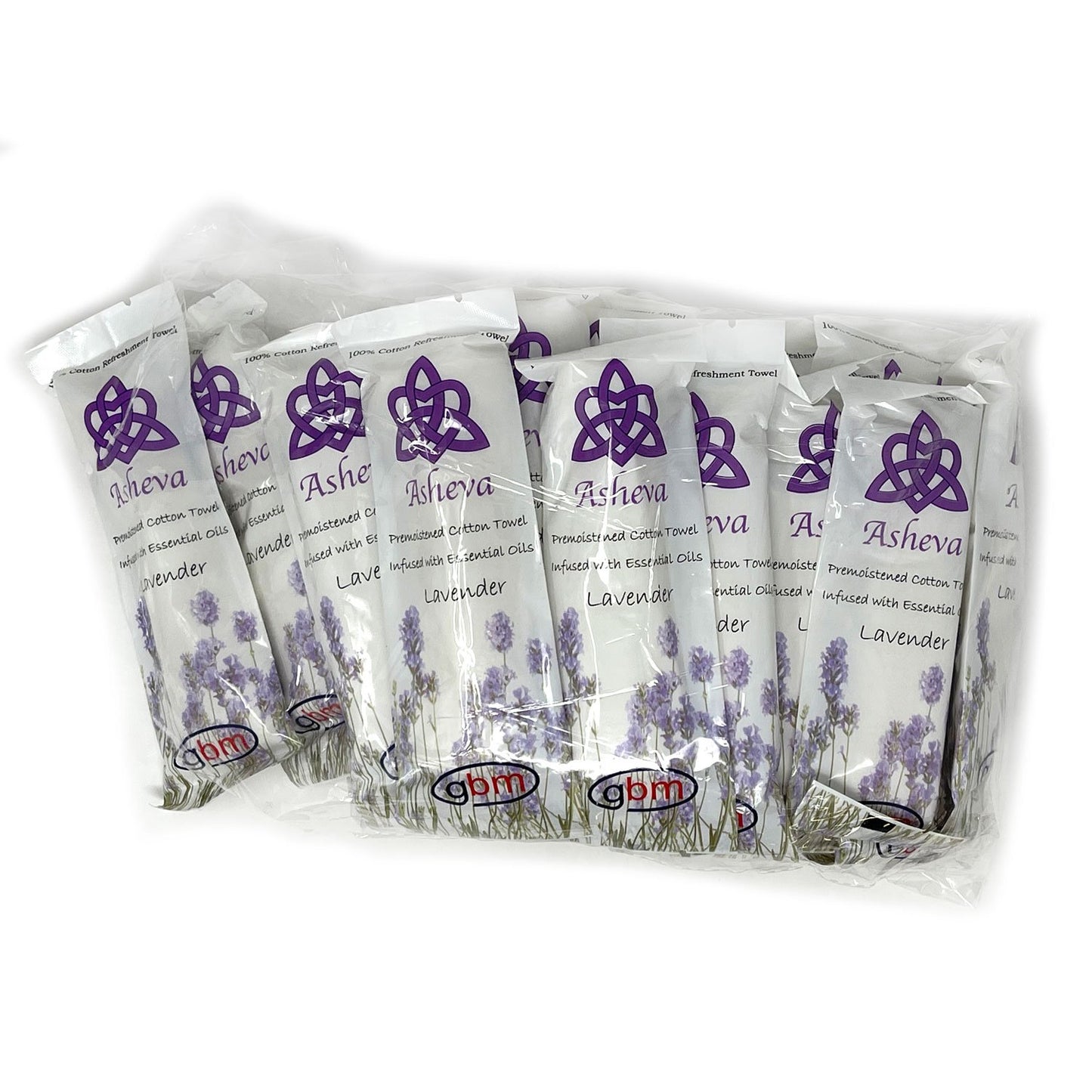 Asheva - Cotton Hot / Cold Essential Oil Scented Refreshment Towels