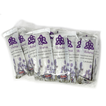 Asheva - Cotton Hot / Cold Essential Oil Scented Refreshment Towels