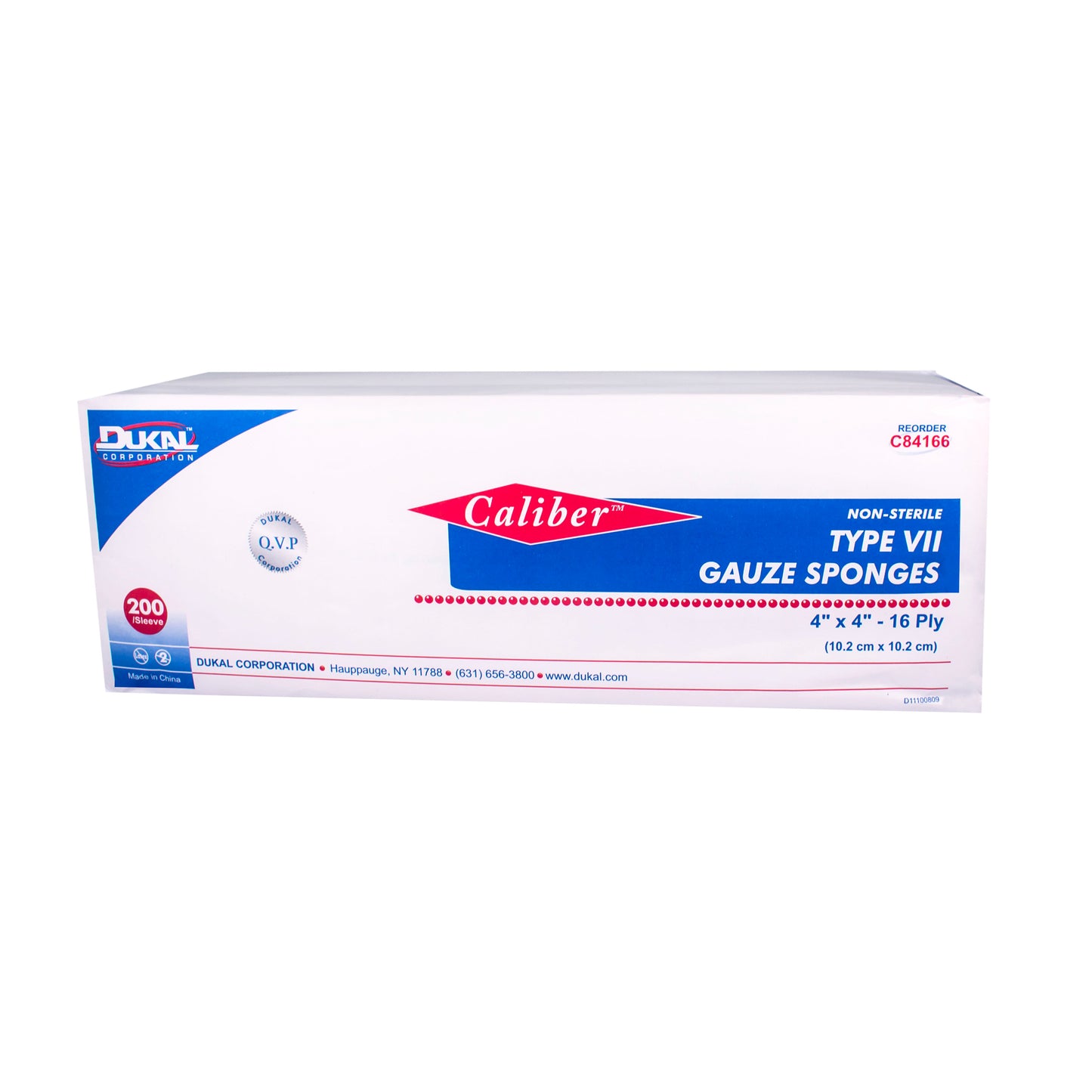 Type VII Gauze, Non-Sterile, 4" x 4", 16-ply