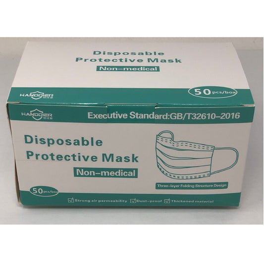 Kids Size 3-Ply Earloop Mask - Size  (13.8 cm x 9.3 cm) - Box of 50 each