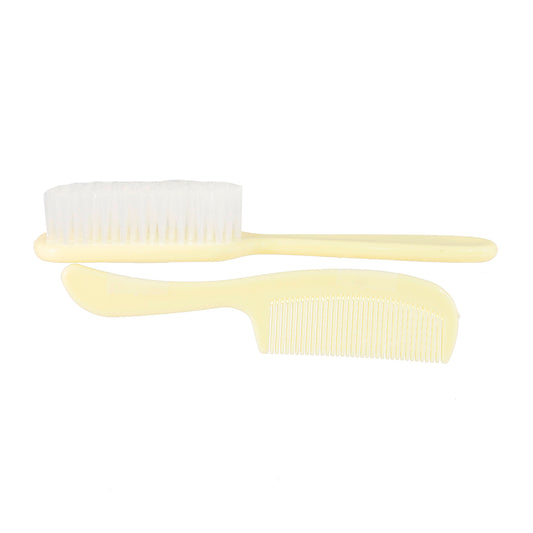DawnMist® Baby Comb & Brush Set, Ivory