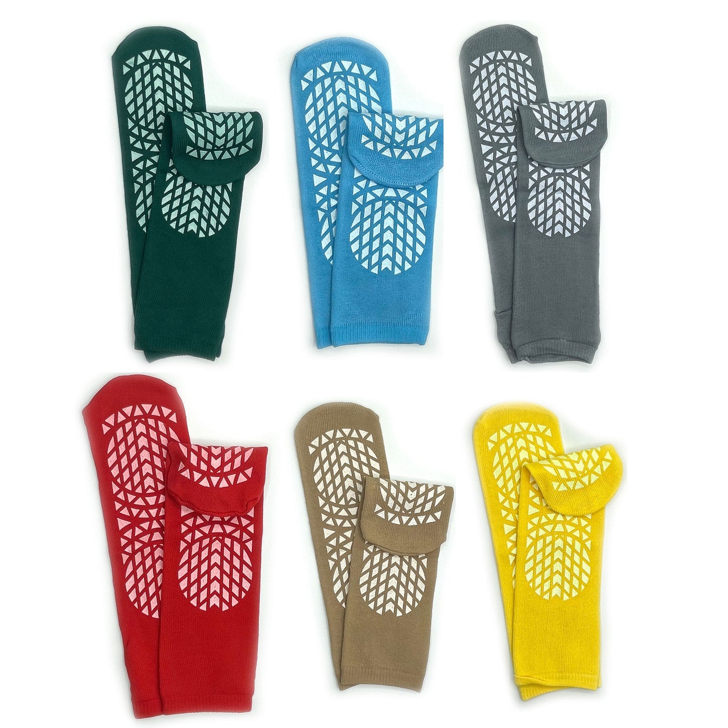 "Secure Step" Double-Sided Tread Non Slip Safety Socks