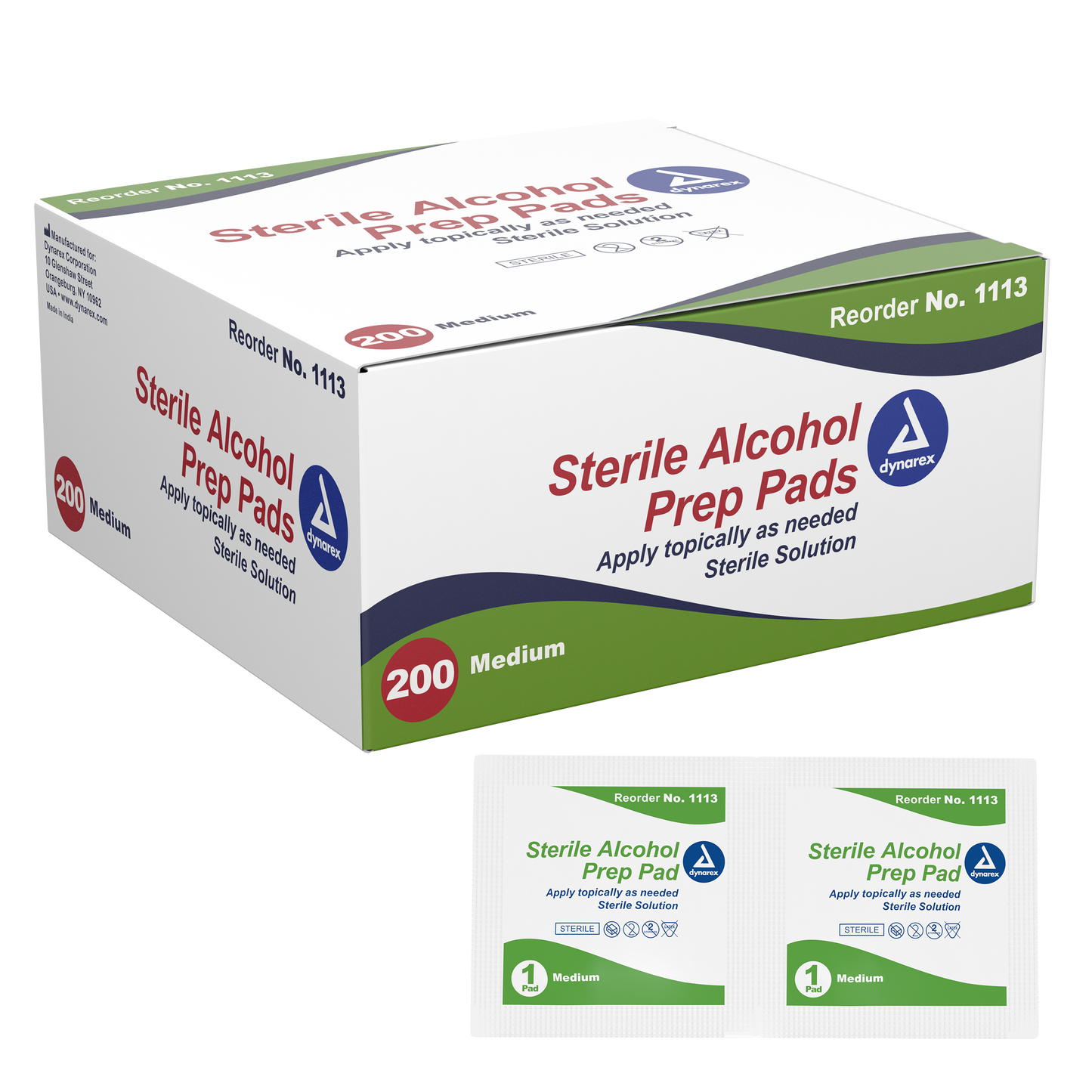 Dynarex -Sterile Alcohol Prep Pad