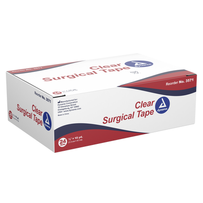Dynarex - Surgical Tape Transparent 1/2"x10 Yds