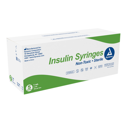 Dynarex - Insulin Syringe N/S - 1cc