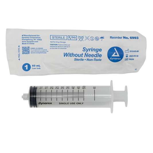 Dynarex - Syringe - Luer Lock 60 cc