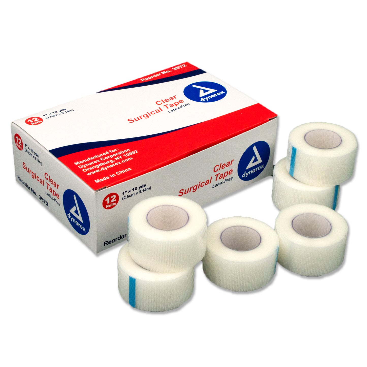 Dynarex - Surgical Tape Transparent 1" x 10 yds