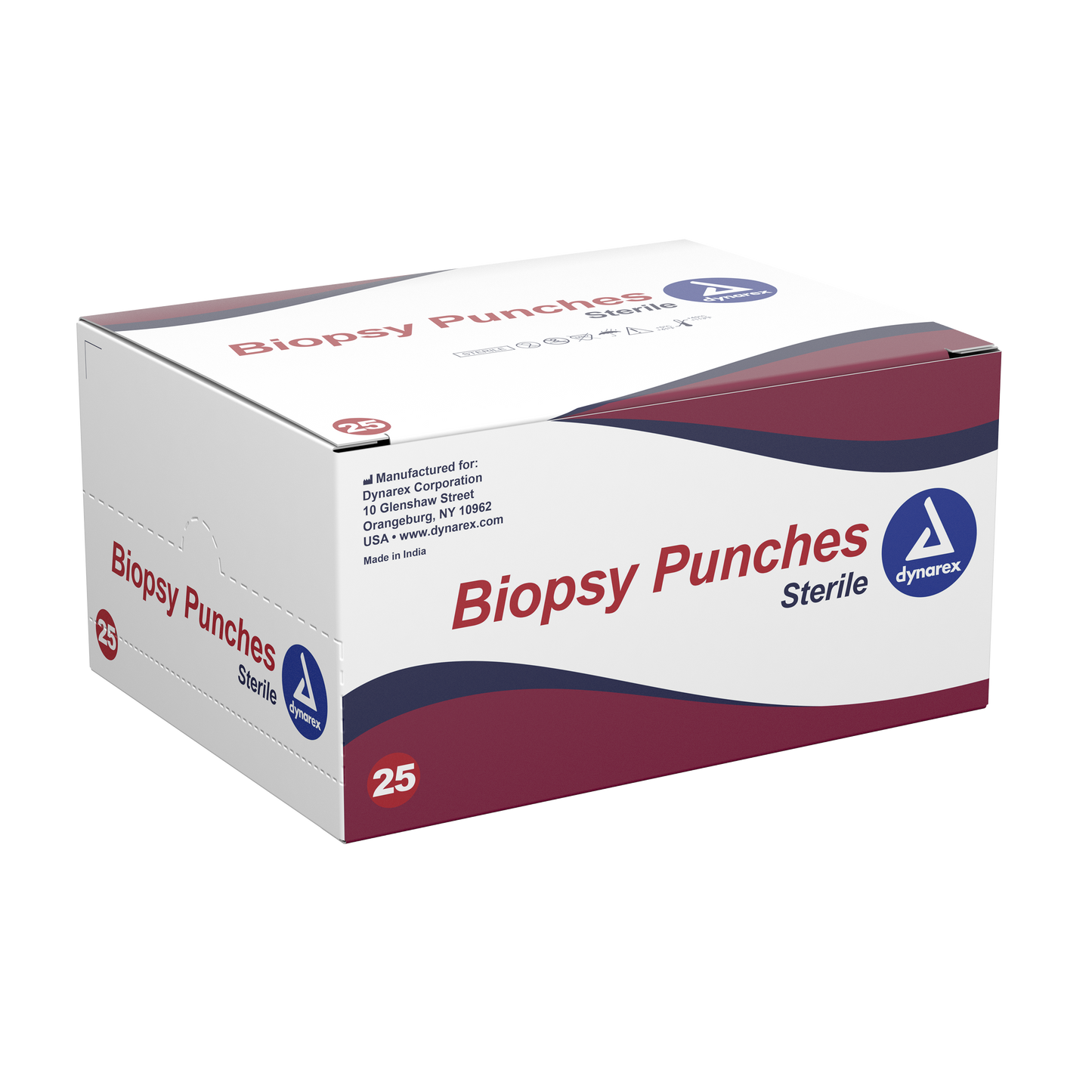 Dynarex - Biopsy Punches, 25 per Box