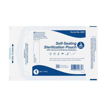 Dynarex - Sterilization Pouches 5.25" x 7.5"