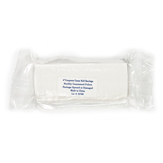 Dynarex - Compress Gauze Roll Bandage, 4" x 6 yds, Case of 700