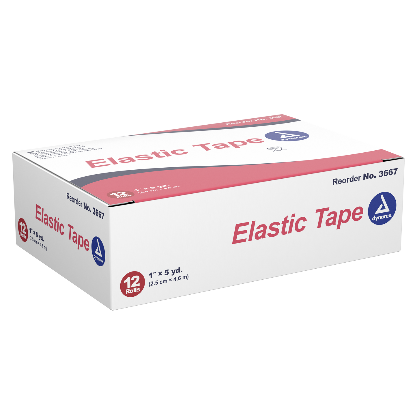 Dynarex - Elastic Tape, 1" x 5 yds
