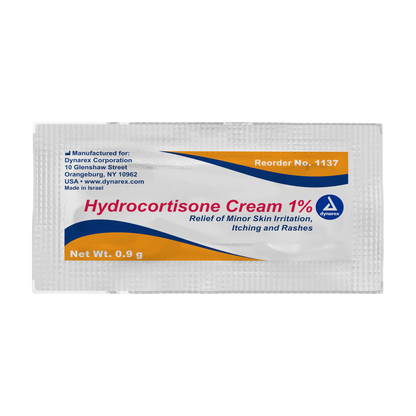 Dynarex - Hydrocortisone Cream 0.9 g foil packet