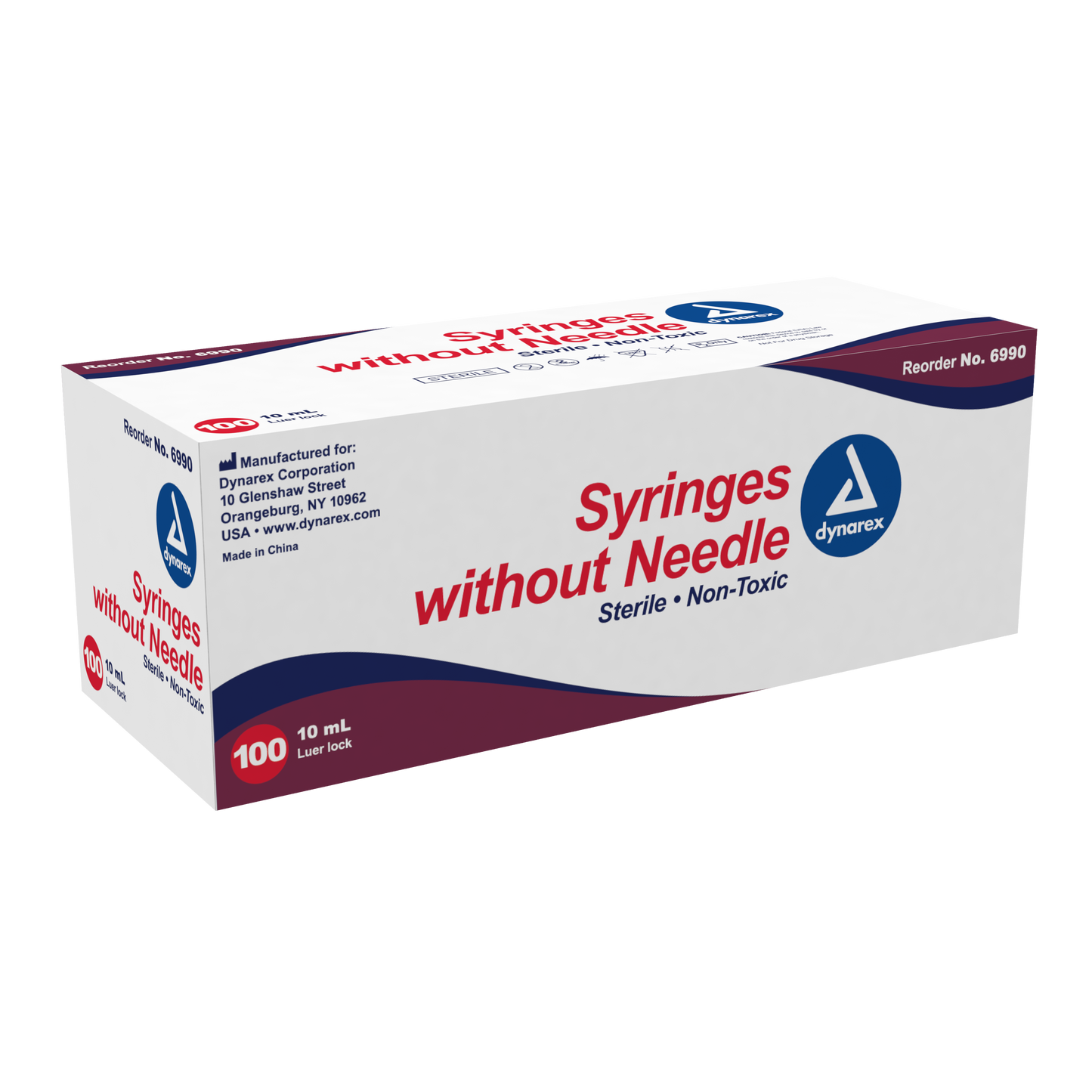 Dynarex - Syringe - Luer Lock 10 cc