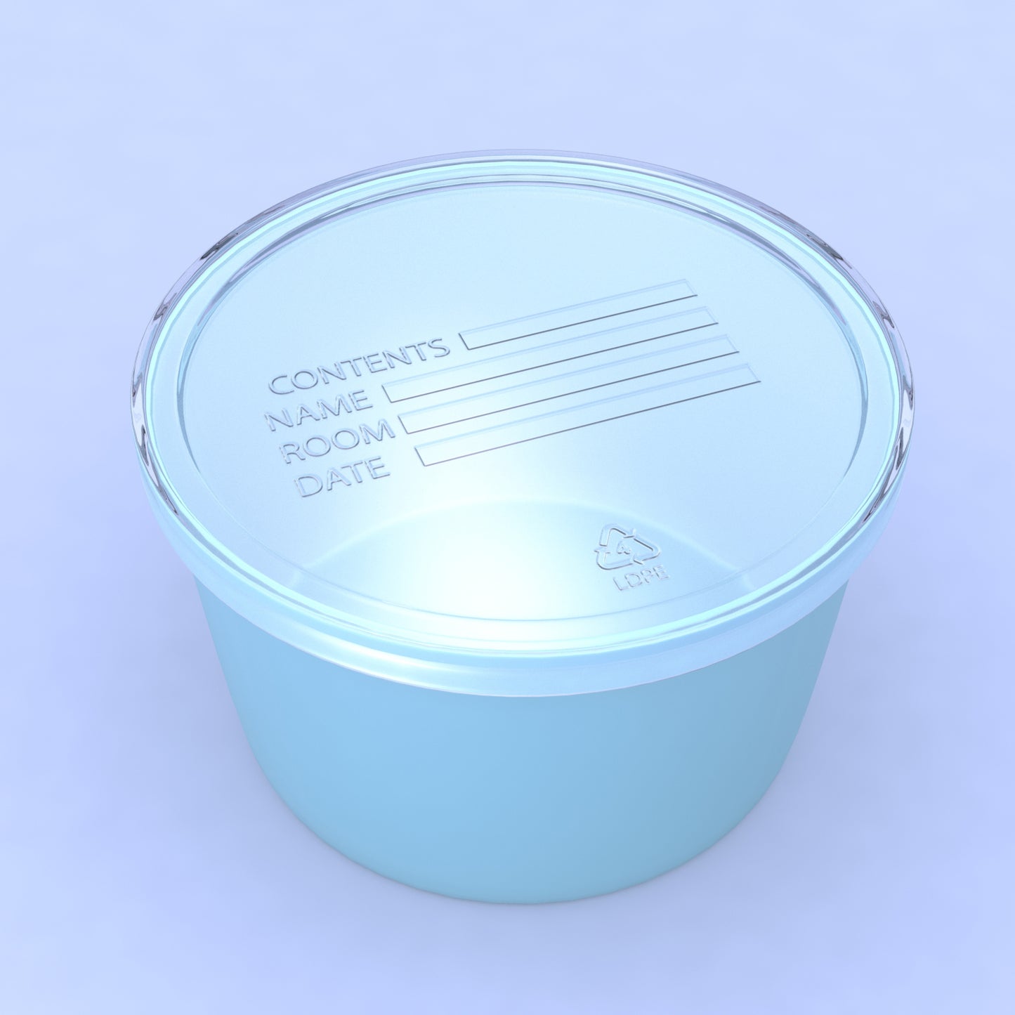 Dynarex - Denture cup w/lid, 250/case
