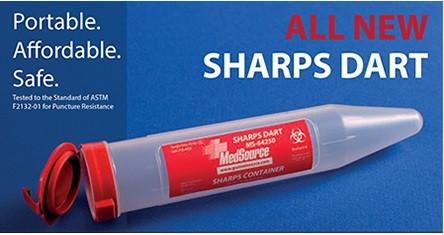 Sharps Dart - Portable Sharps Container