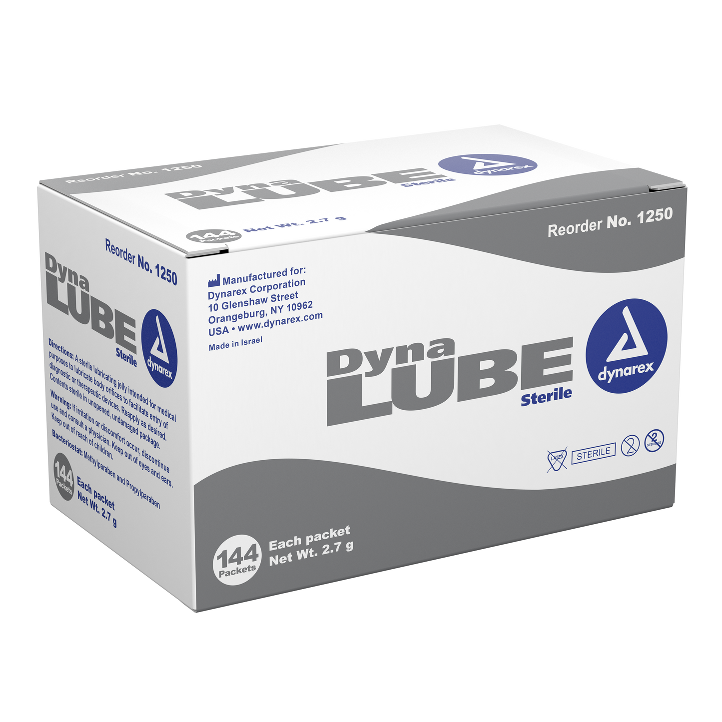 DynaLube Sterile Lubricating Jelly, 2.7g packet