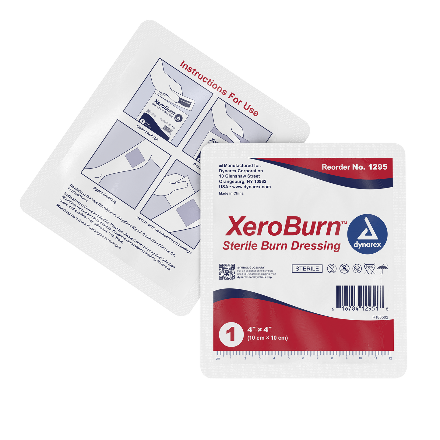 XeroBurn Sterile Burn Dressing 4" x 4"