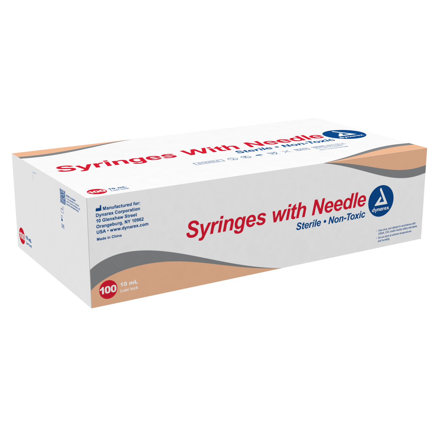 Dynarex - Syringes With Needle - 10cc