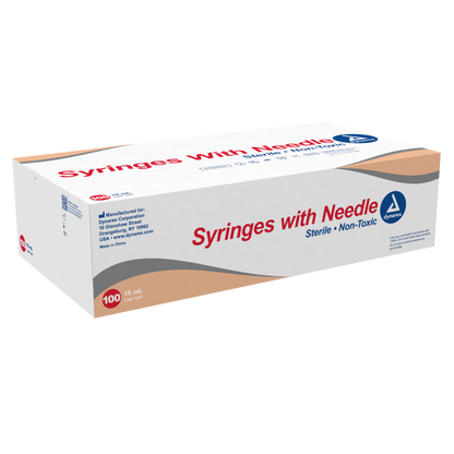 Dynarex - Syringes With Needle - 10cc