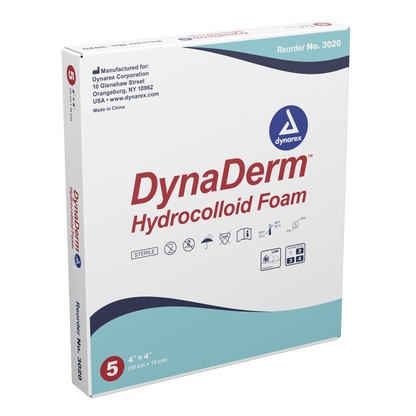 DynaDerm Hydrocolloid Foam - 4"x4"