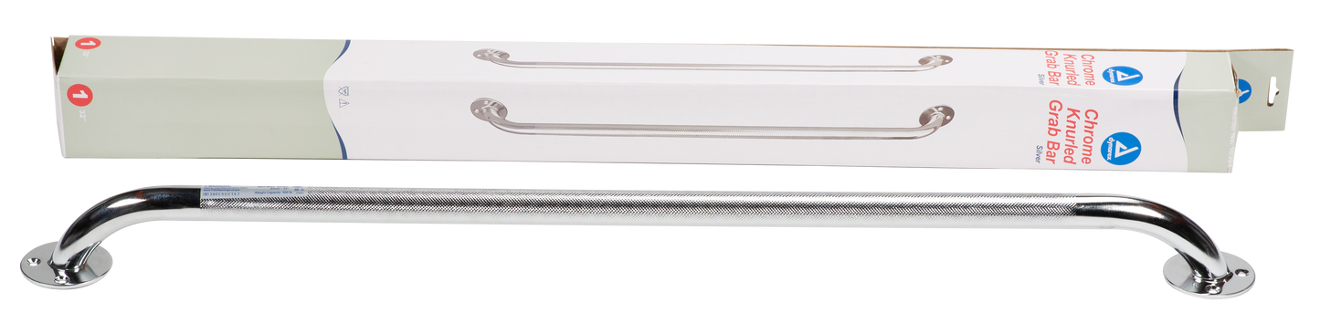 Dynarex - Chrome Knurled Grab Bar
