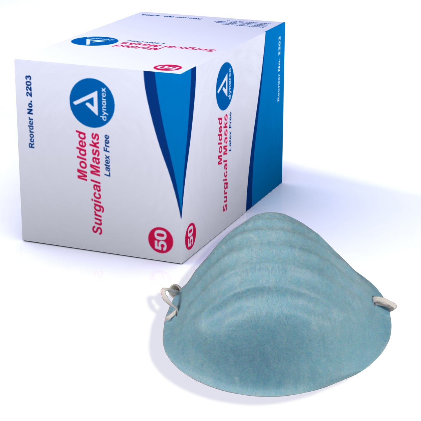 Dynarex - Molded Face Mask Blue